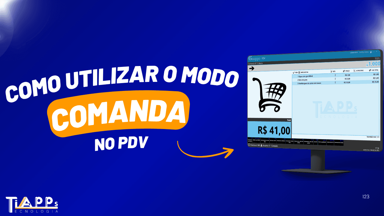 Como Importar Comanda no PDV