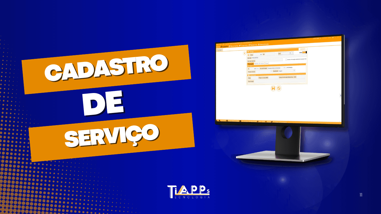 Como Cadastrar um Serviço no Sistema
