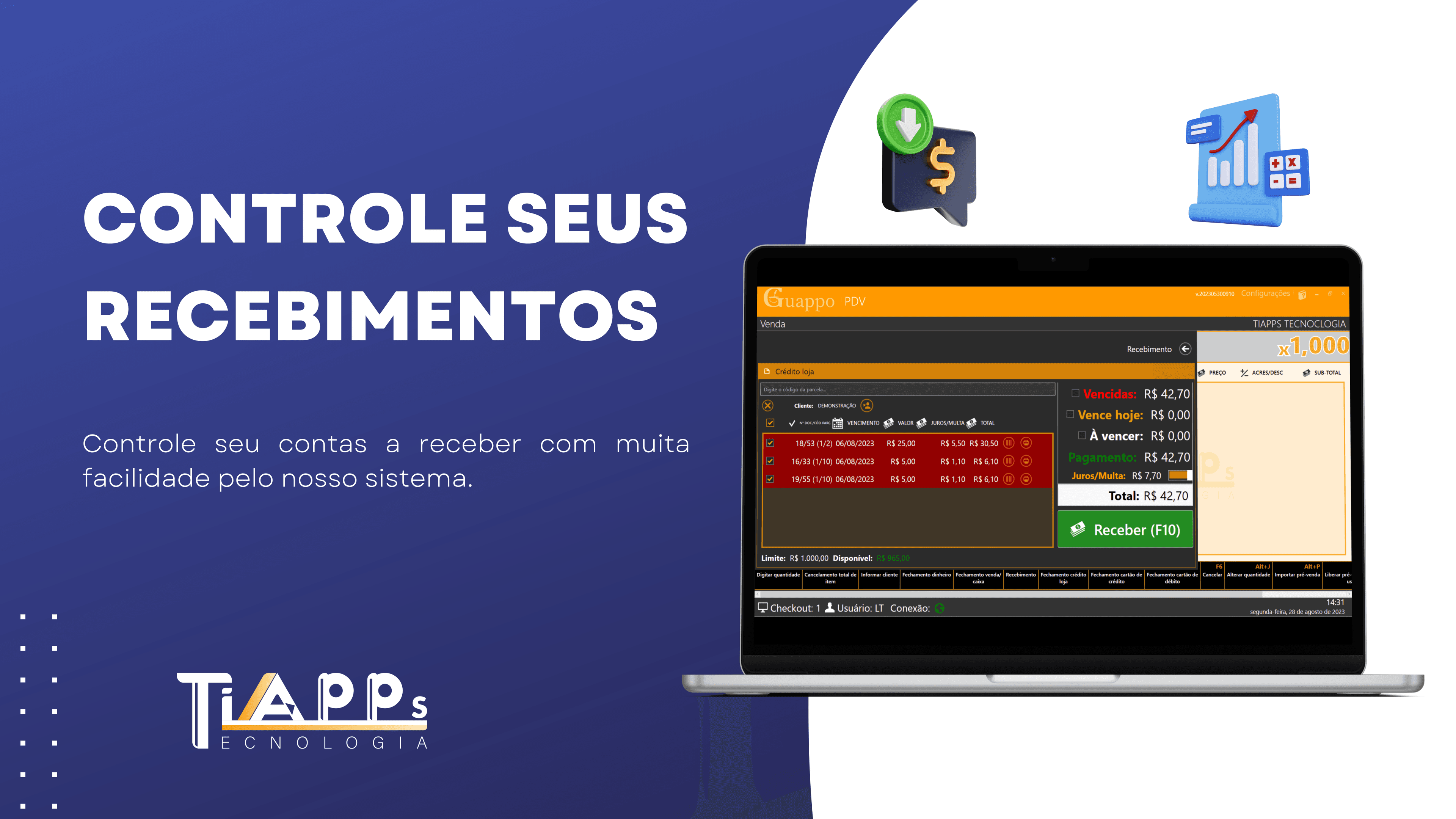Gerenciamento Avançado com Contas a Receber