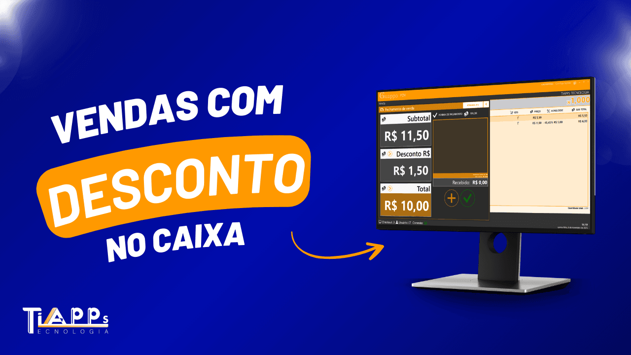 Como Aplicar Descontos ou Acréscimos no Caixa